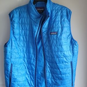 Patagonia Men's Vibrant Blue Puffer Vest